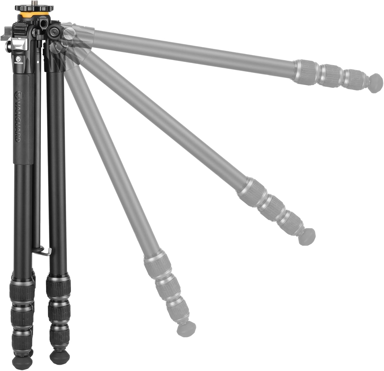 Detalle de VANGUARD VEO 5 234AB110S Aluminiumstativ mit Kugelkopf und Doppelachsensystem (10 kg Traglast)