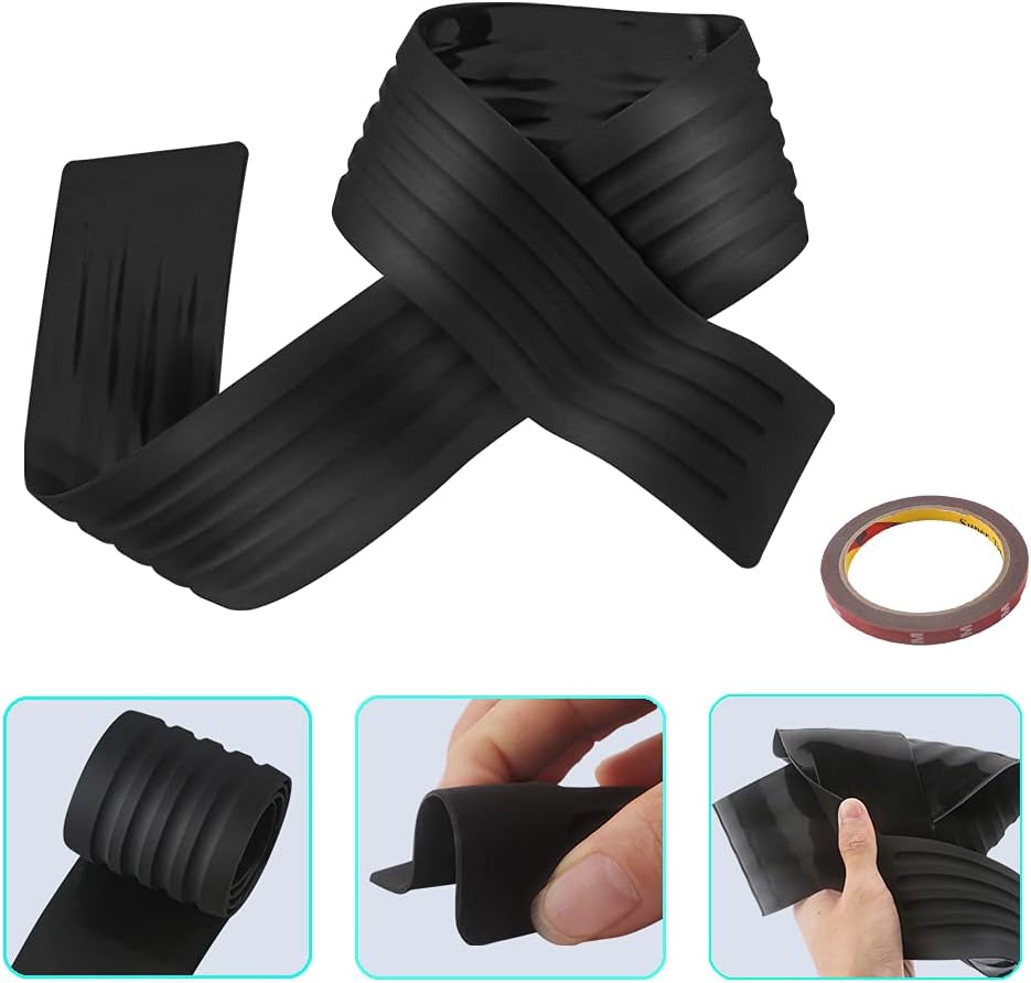 Thumbnail 3 de Car Rear Bumper Protector SUV Rubber Guard (Universal, 90cm) with 3m glue
