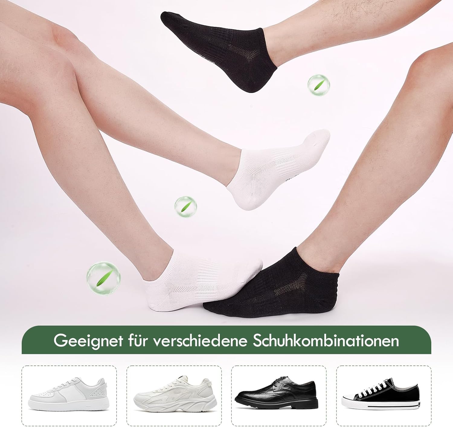 Thumbnail 4 de Cirold Bambus Sneaker Socken Damen/Herren 39-42 & 43-46 – atmungsaktive kurze Socken, antibakteriell und geruchshemmend