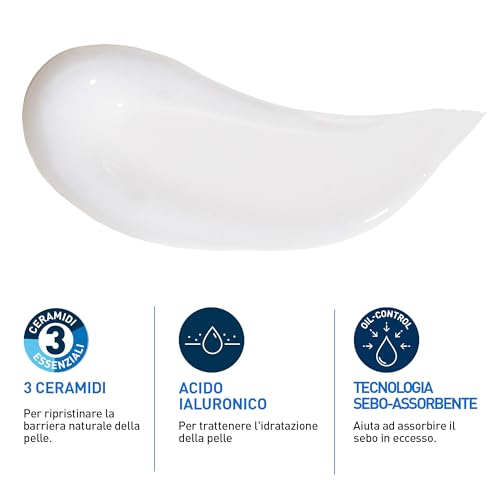 Detalle de CeraVe Oil Control Gel: crema hidratante para piel mixta a grasa, 52 ml