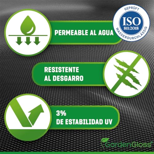 Detalle de GardenGloss® Toile de paillage 4 m² ⚙