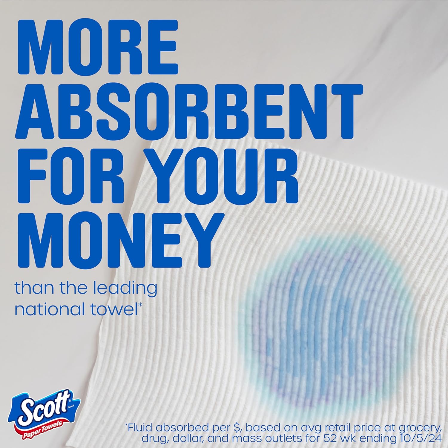 Detalle de Scott Select One-Ply Paper Towels 30 rolls 🧻