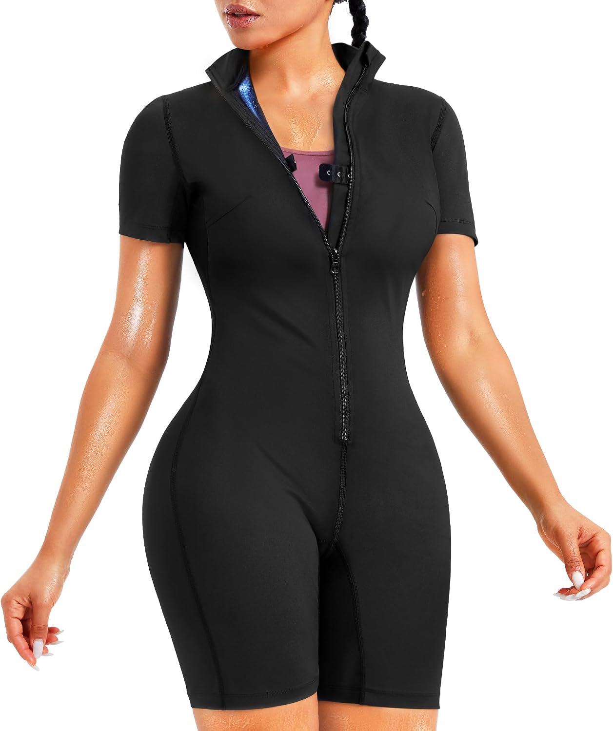 Detalle de Junlan Sauna Jumpsuit Polyester-Spandex