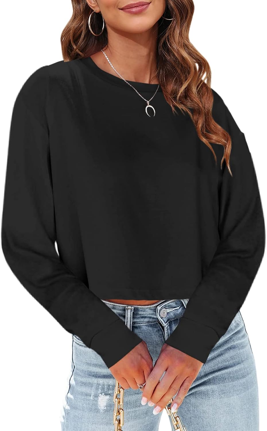 Thumbnail 6 de Tankaneo Women's Long-Sleeve Crop Top