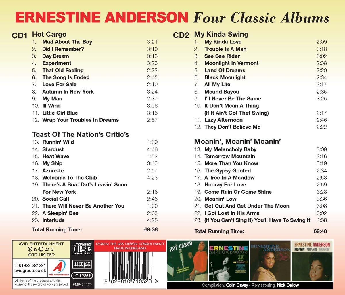 Detalle 2 de Four Classic Albums 音楽作品、寸法14.2 x 12.7 x 1.09 cm・重量111.98 g