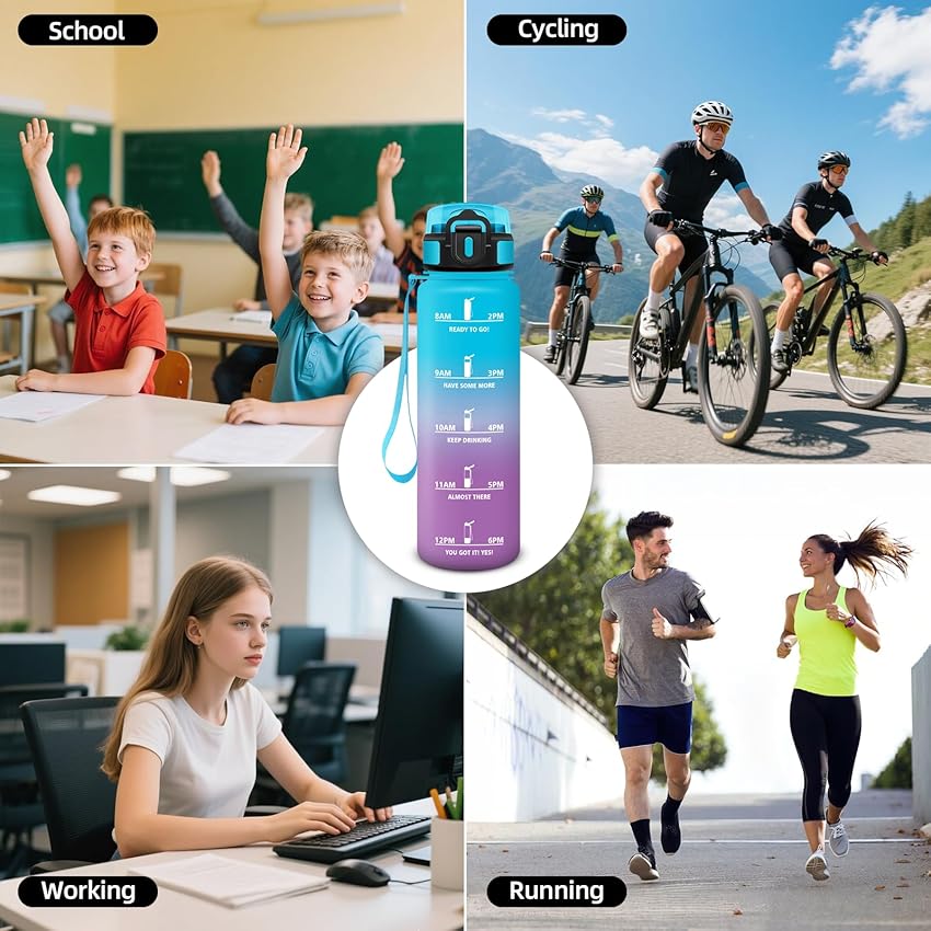 Thumbnail 6 de Motswedi Botella Agua 1000 ml reutilizable 🚰