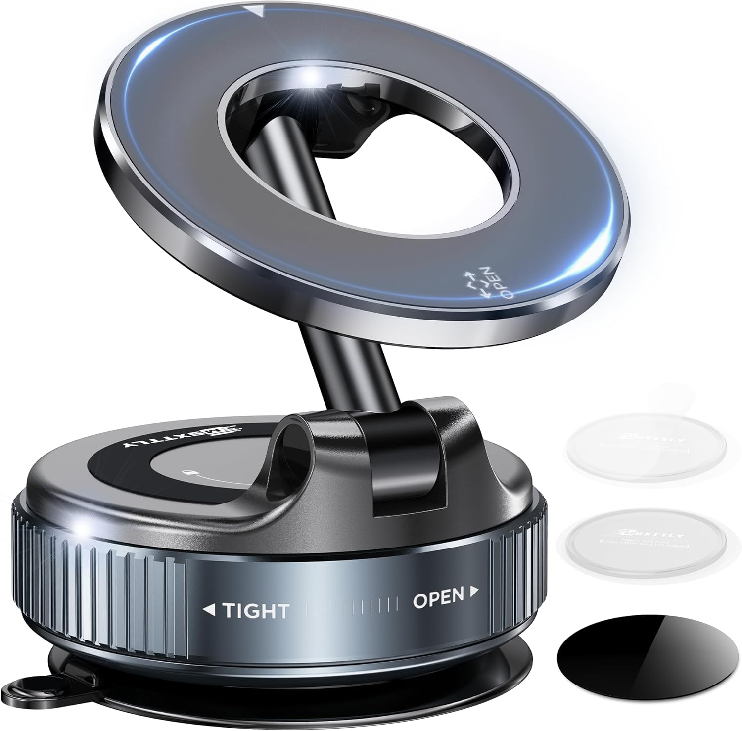 MSXTTLY Vacuum Magnetic Phone Holder for Car