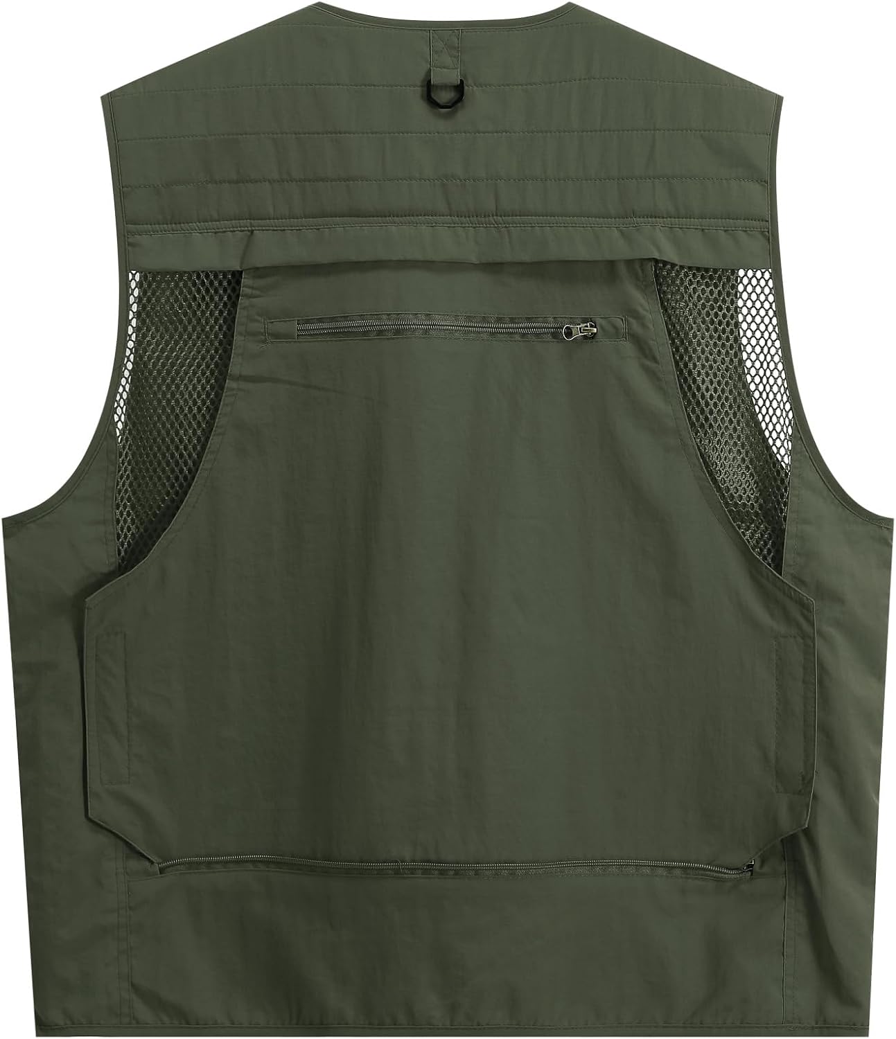 Detalle de Gilet de pêche YOUTHUP pour homme, léger et respirant avec 12 poches