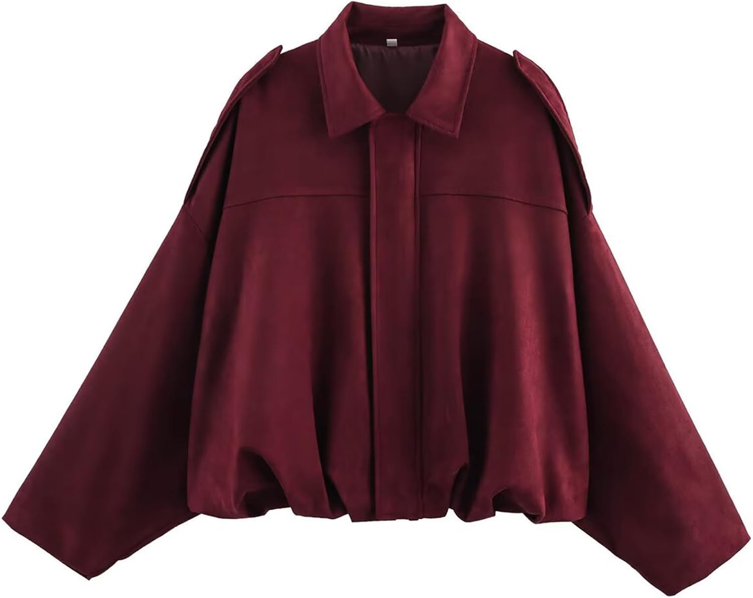 Thumbnail 5 de Csvinkiko Faux Suede Bomber Jacket Oversized