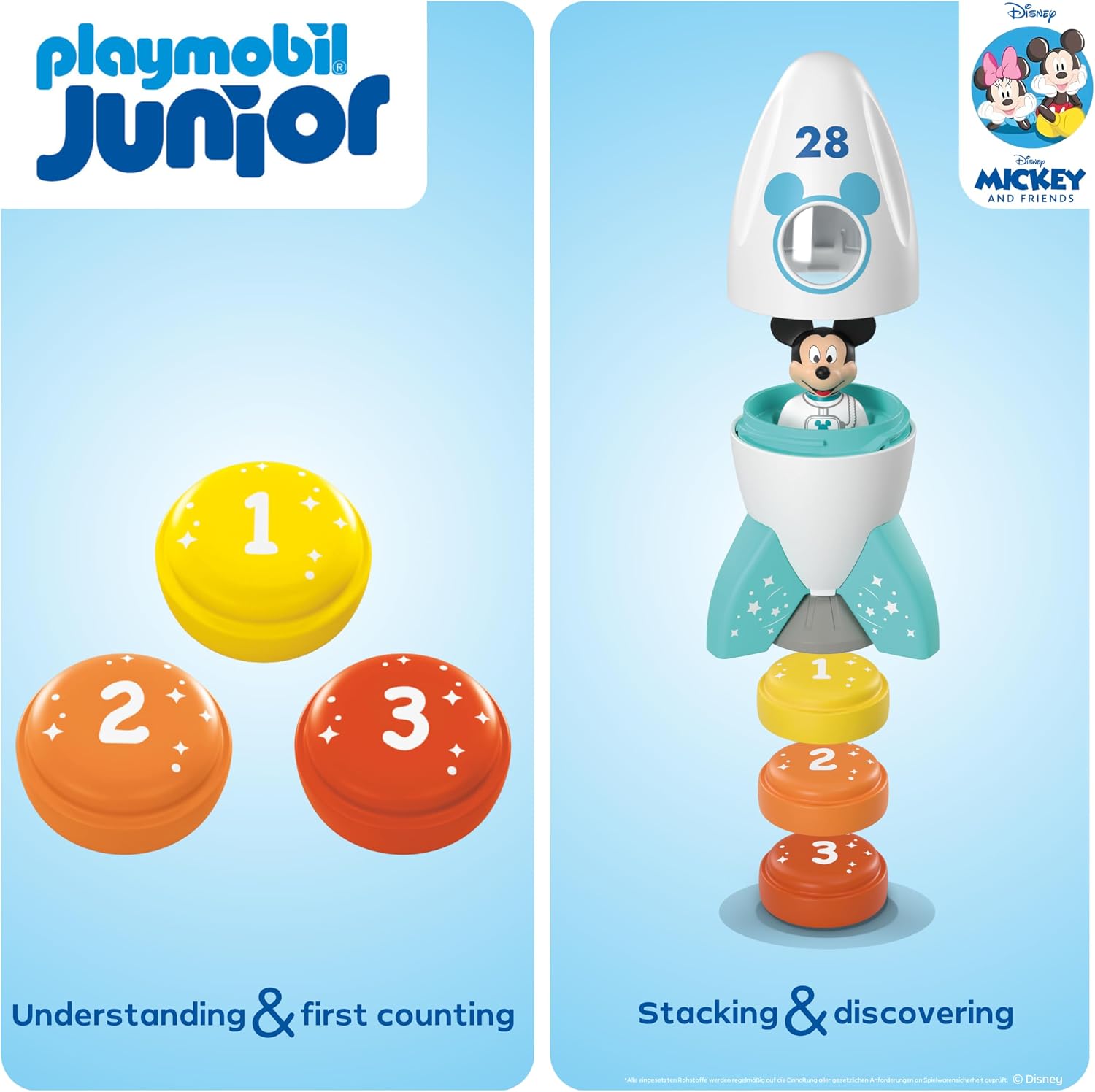 Detalle 2 de Playmobil 71771 Mickey Mouse Rocket for toddlers 🚀