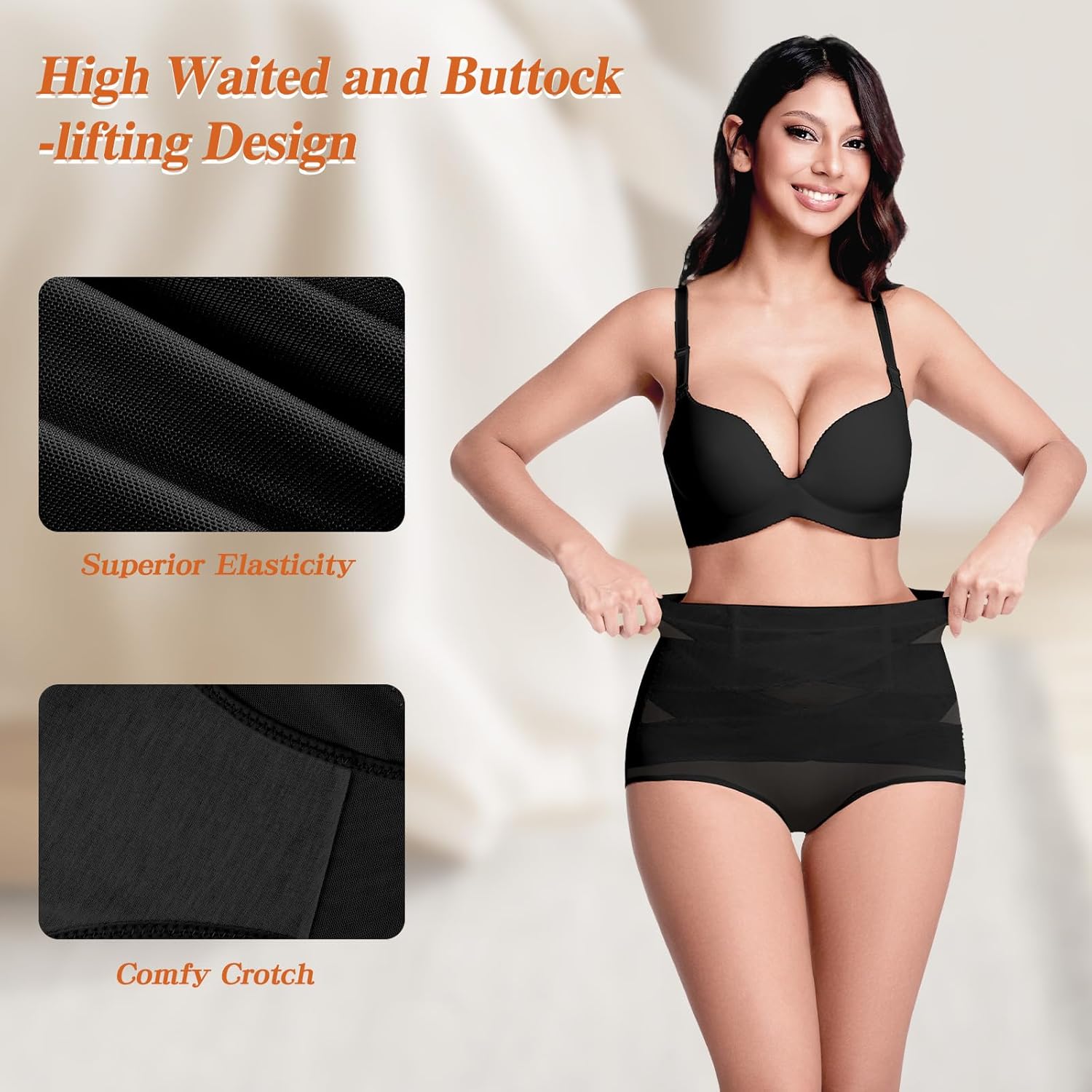 Thumbnail 2 de Annsuki Shapewear Damen Bauchweg Unterhose (Miederhose hoher Taille) für eine geglättete Silhouette