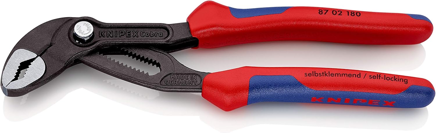 Detalle de KNIPEX コブラ 8702-180SB ウォーターポンププライヤー 18段階調整・全長180mm