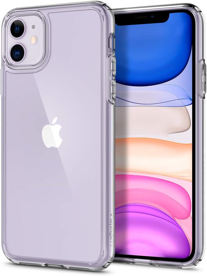 Detalle de Spigen Ultra Hybrid coque iPhone 11 transparente anti-jaunissement