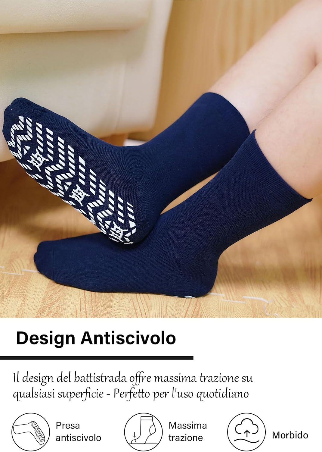 Thumbnail 3 de ZAKASA Calcetines Antideslizantes Hombre 36–40