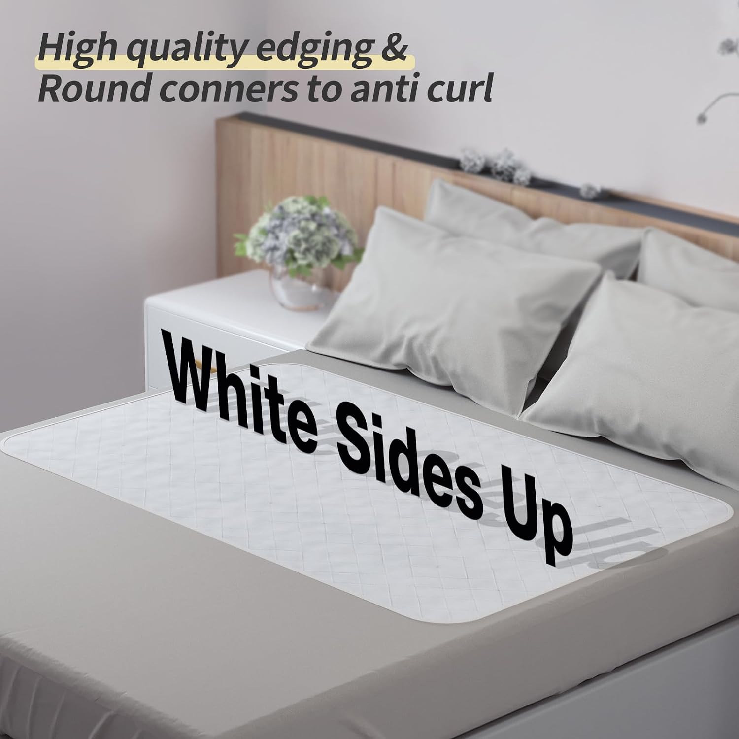 Thumbnail 5 de CoolShields Waterproof Bed Pads – Reusable Washable Incontinence Mattress Protector (34'' x 52'', 1 Pack)