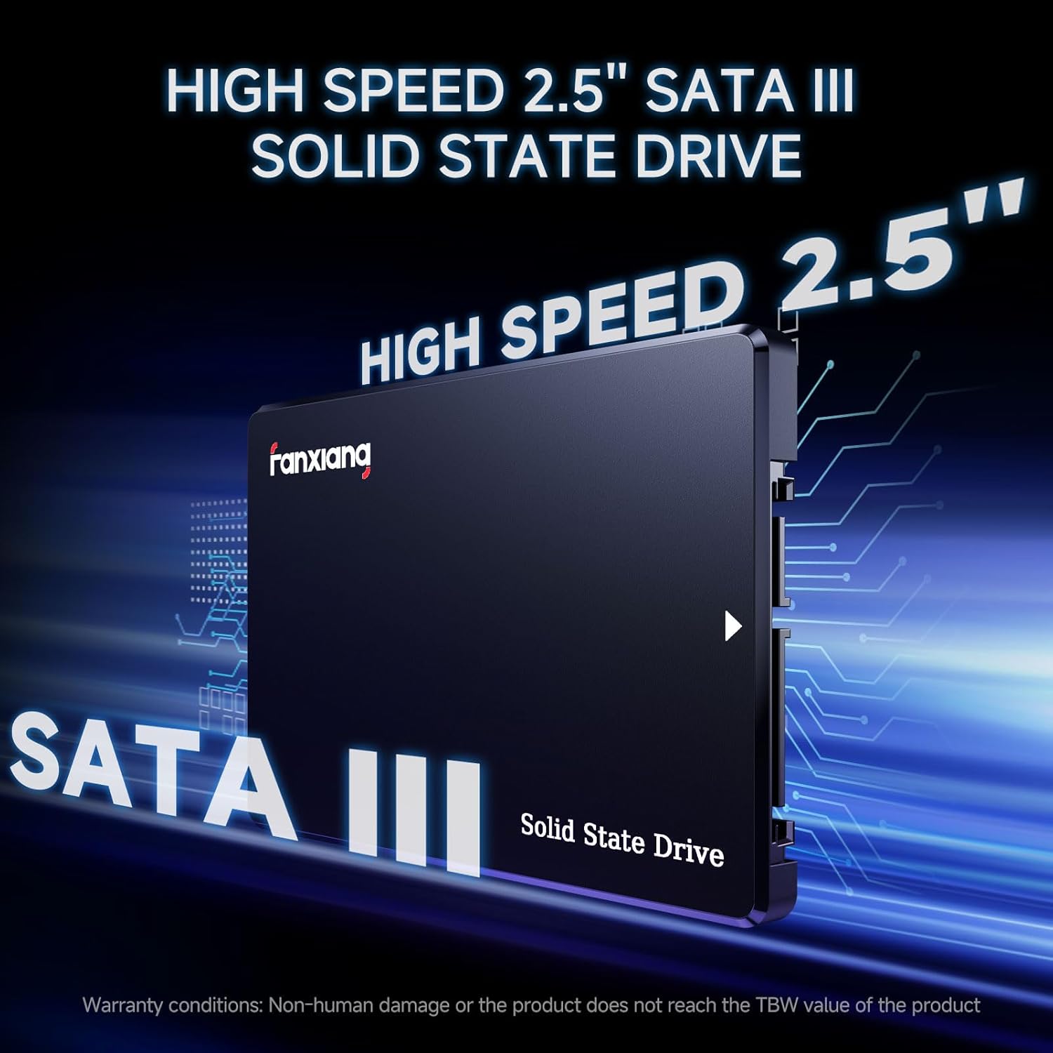 Detalle de Fanxiang 1TB 2.5-Inch SATA III SSD (S101Q): Fast, Reliable Storage for Laptop and Desktop