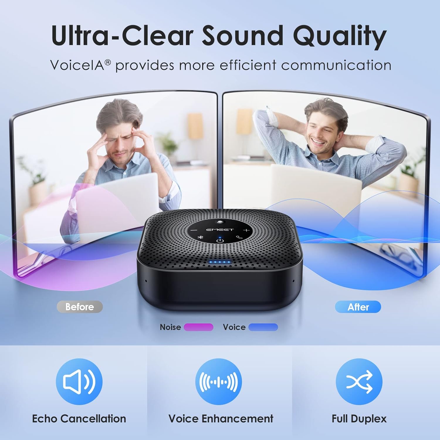 Thumbnail 2 de EMEET M0 Plus conference speakerphone 16 people
