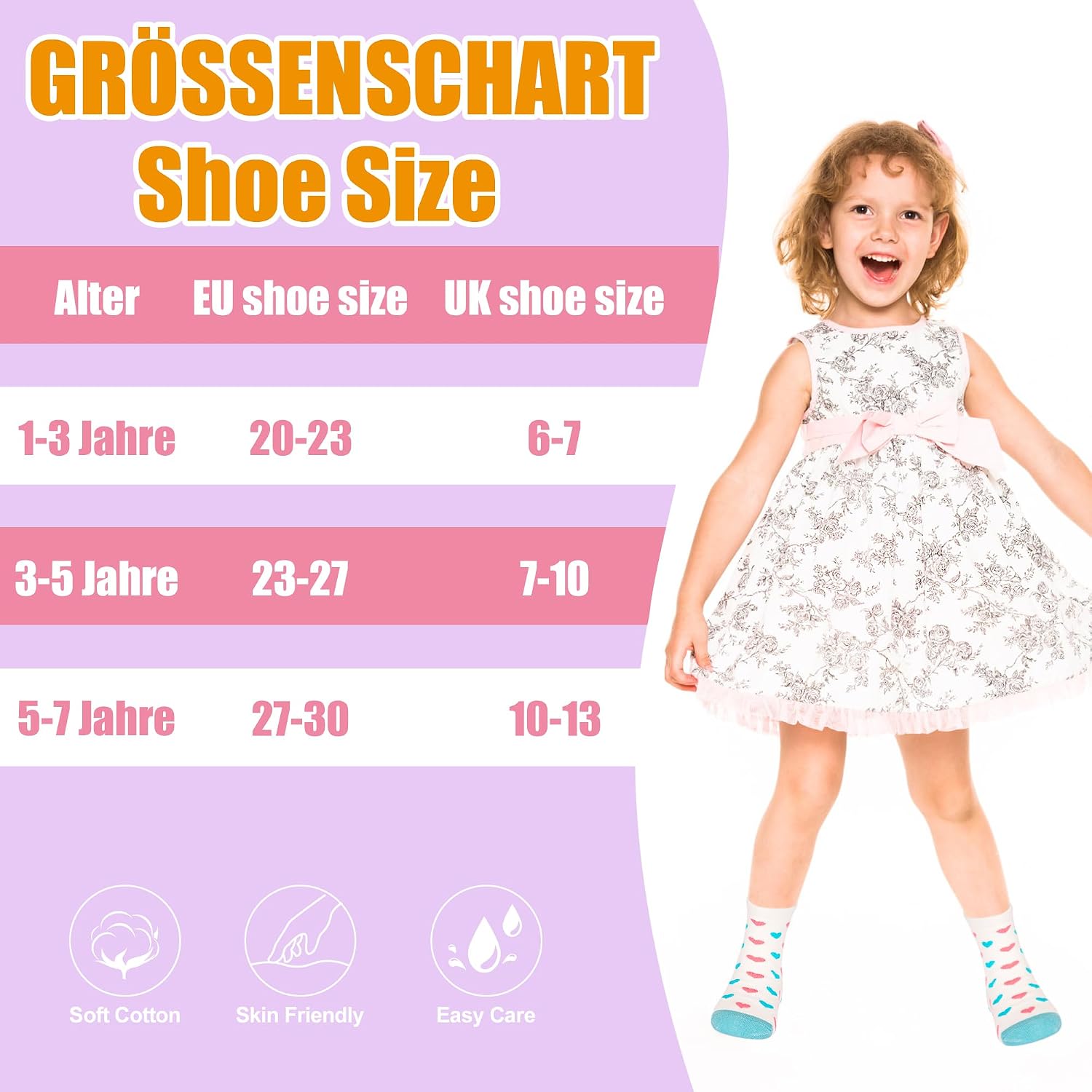 Thumbnail 6 de LAETBBE Mädchen Socken 12 Paar