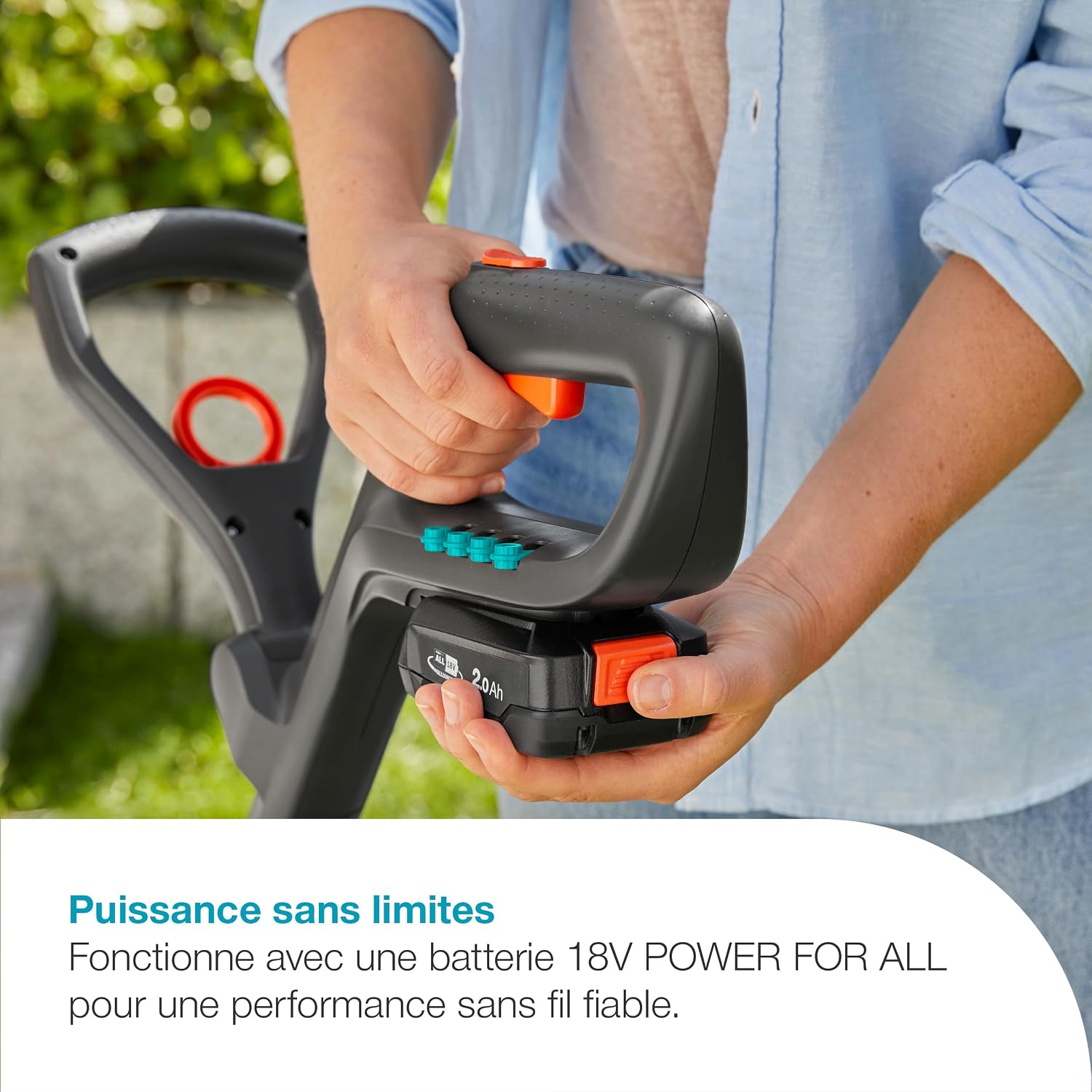Detalle de Gardena Coupe-bordures EasyCut 23/18V P4A sans chargeur ni batterie
