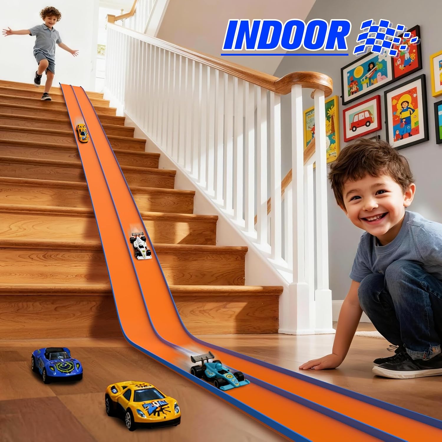 Thumbnail 1 de Car Racing Track 4.5M for kids
