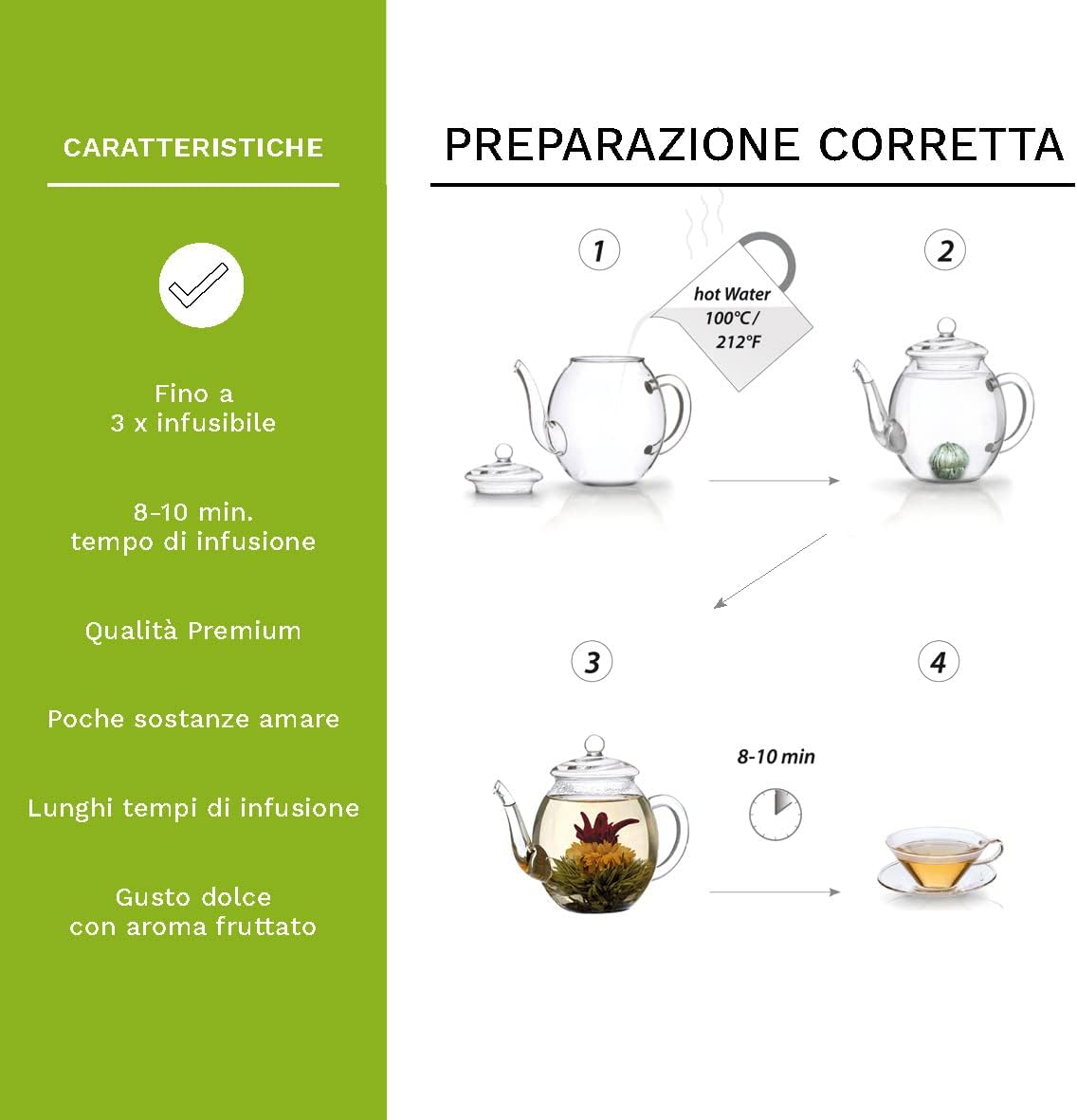 Thumbnail 2 de Creano Mix Fiori di Tè 6 pezzi 🍵