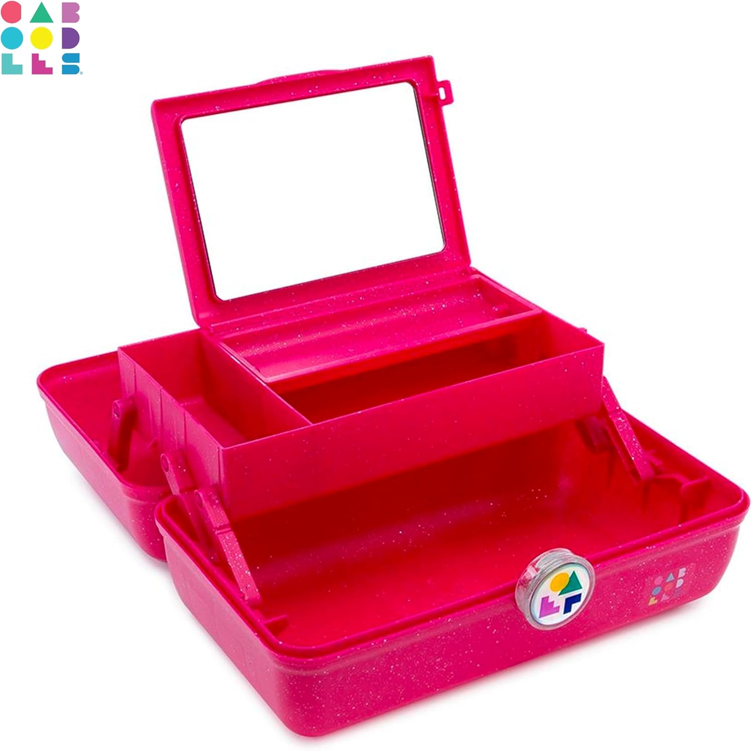 Thumbnail 6 de Caboodles On-The-Go Girl Organiseur de Maquillage – Grand rangement, miroir intégré et fermeture sécurisée