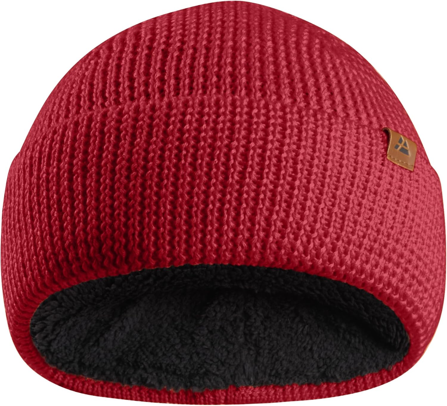 Detalle de DANISH ENDURANCE Merino Wool Beanie Hat for Kids (Unisex) with Thermal Fleece Lining