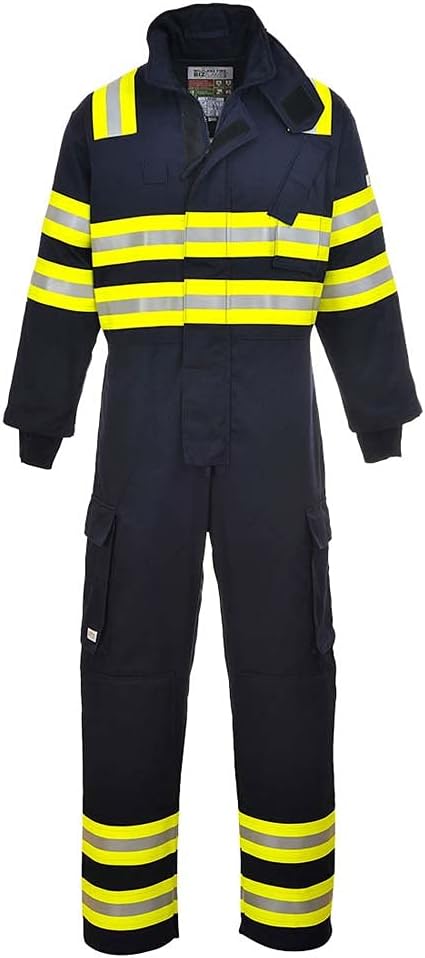 Portwest Combinaison feux de forets Bizflame Plus marine (FR98NARM), taille M