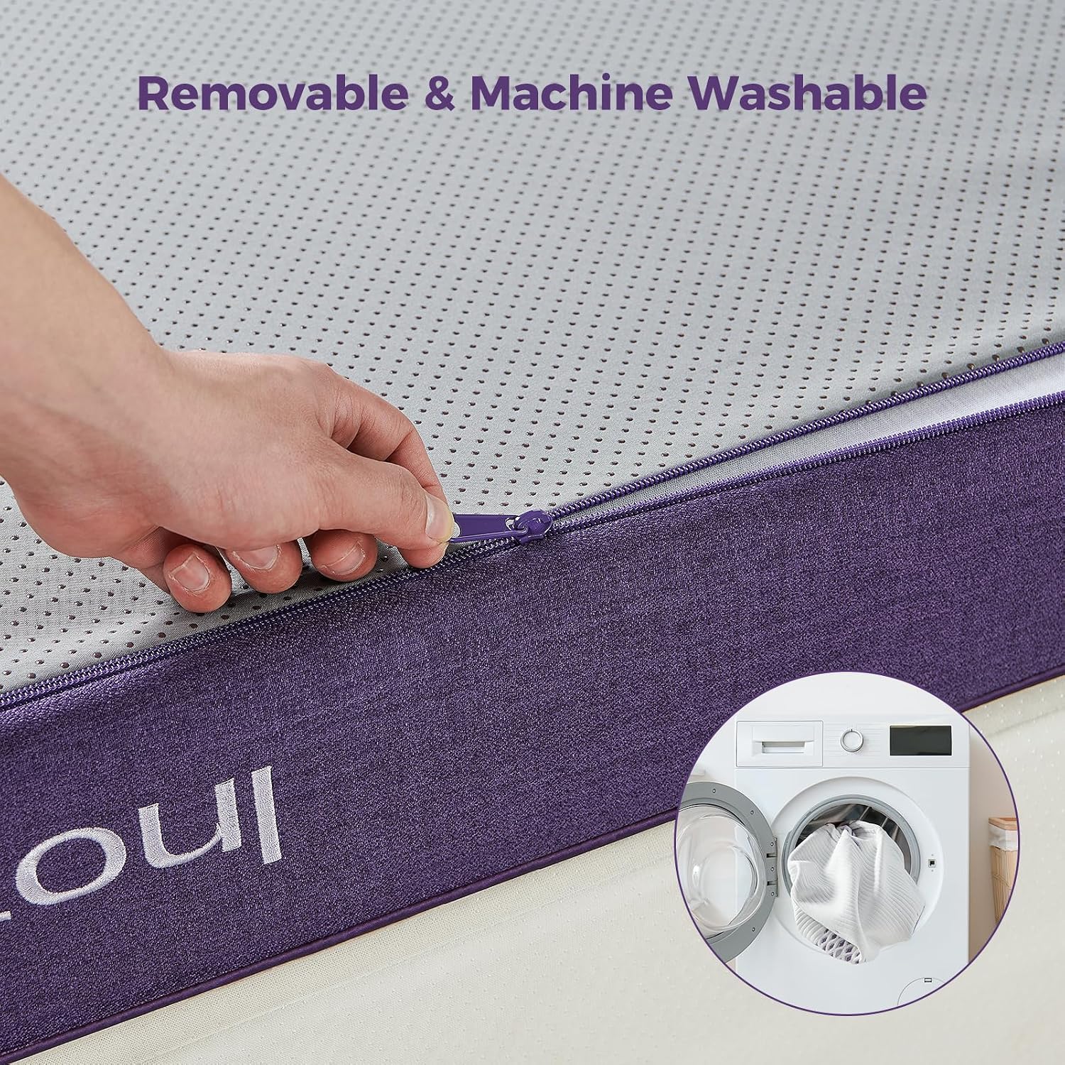 Thumbnail 6 de Inofia Gel Memory Foam Topper