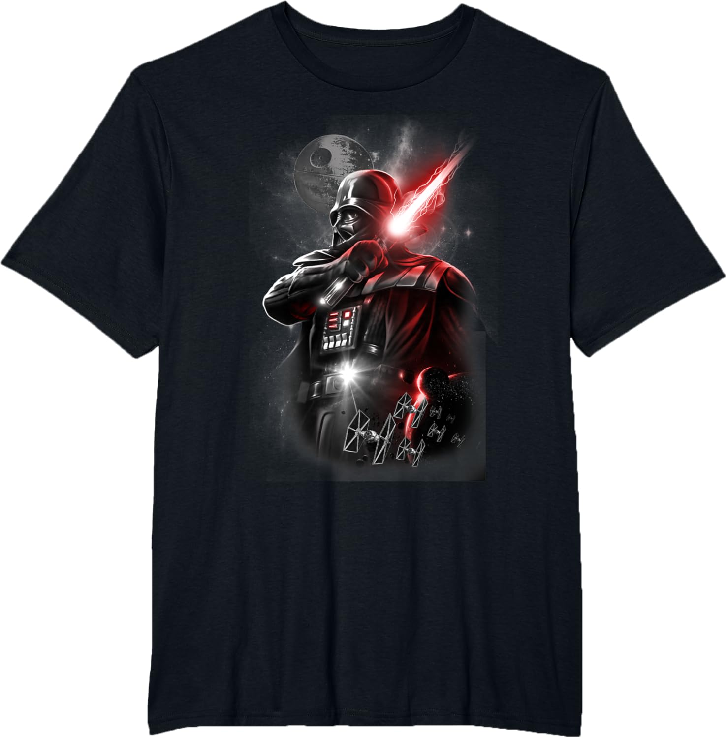 Thumbnail 4 de Star Wars Darth Vader Lightsaber Portrait Maglietta