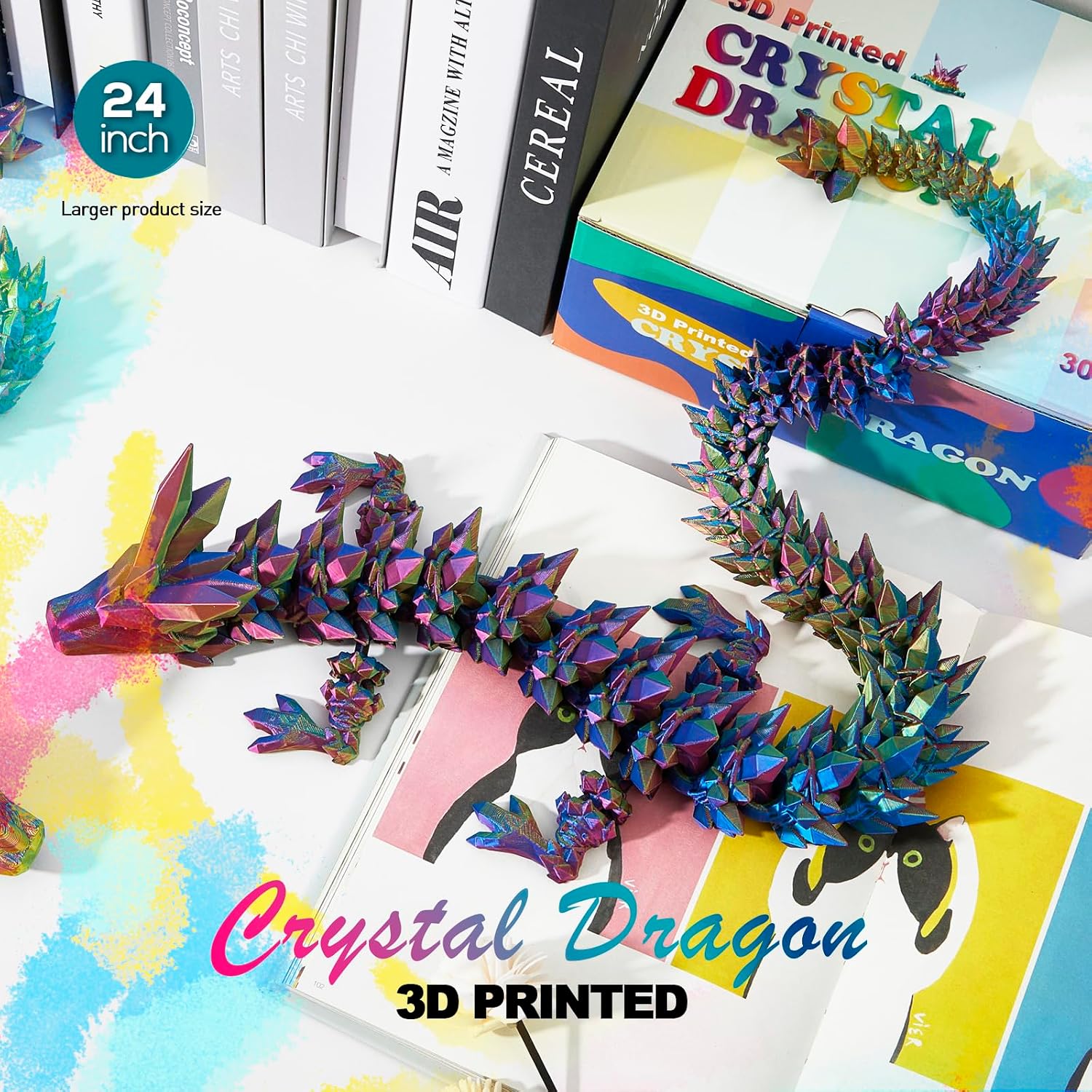 Detalle 2 de Dak Haan 3D Printed Dragon 24-inch