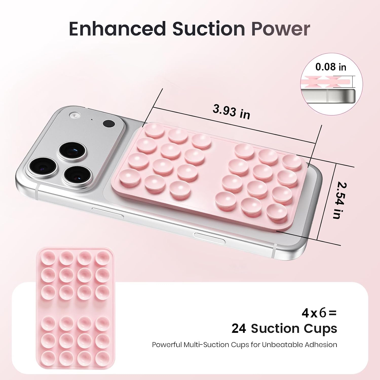 Detalle de Double-Sided Silicone Phone Mount