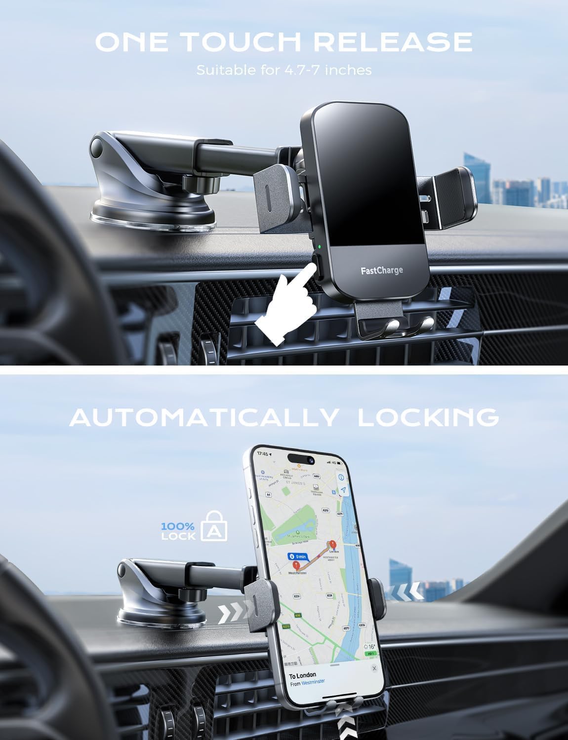 Thumbnail 4 de CHGeek Wireless Car Charger 15W