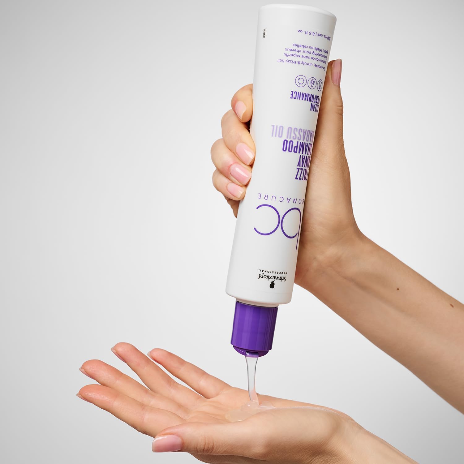 Thumbnail 3 de Schwarzkopf Professional Bonacure Frizz Away Shampoo – Shampoo liscianti per capelli crespi, 250 ml