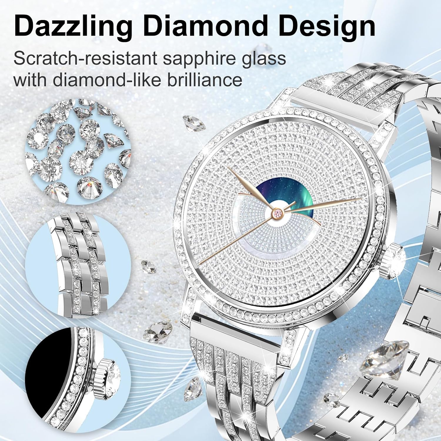 Detalle 2 de fitonyo smartwatch donna 1,27 pollici HD