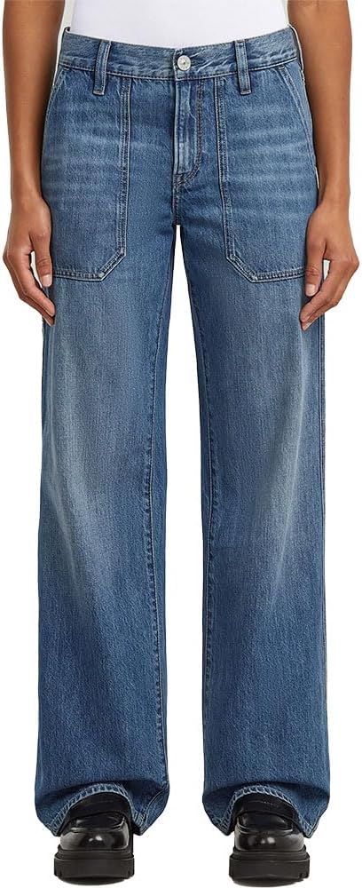 Detalle de G-Star Femmes Judee Carpenter Loose Jeans — coupe ample et détails affirmés