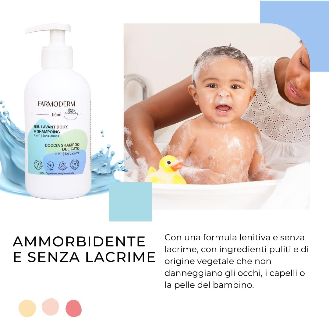 Thumbnail 2 de Farmoderm Daily 2 in 1 Baby Shampoo