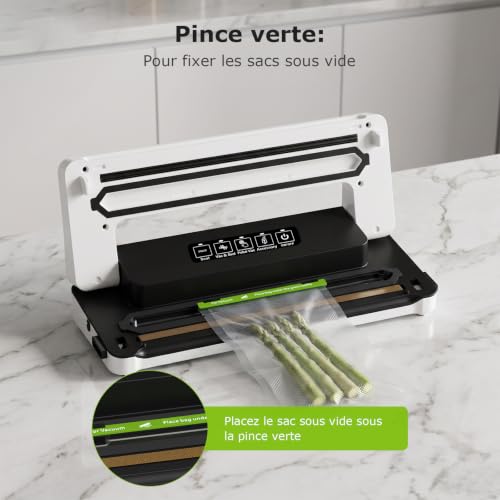 Thumbnail 7 de Bonsenkitchen Machine Sous Vide Alimentaire VS2000 – Kit 5 Sacs
