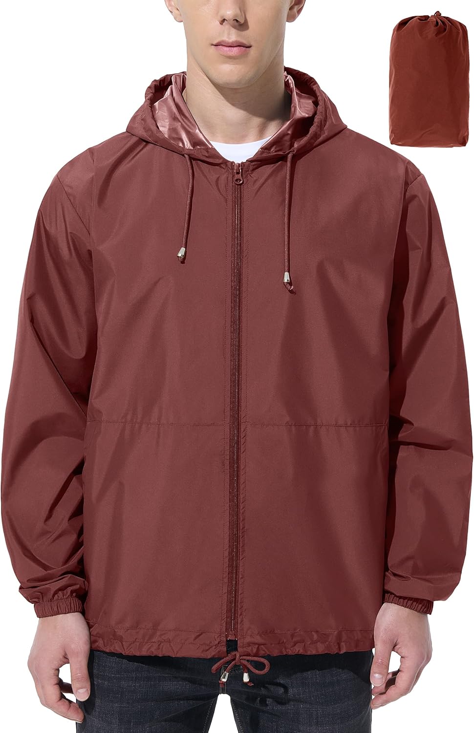 Thumbnail 6 de UIQUR Men’s Waterproof Rain Jacket & Windbreaker with Adjustable Hood (Packable)