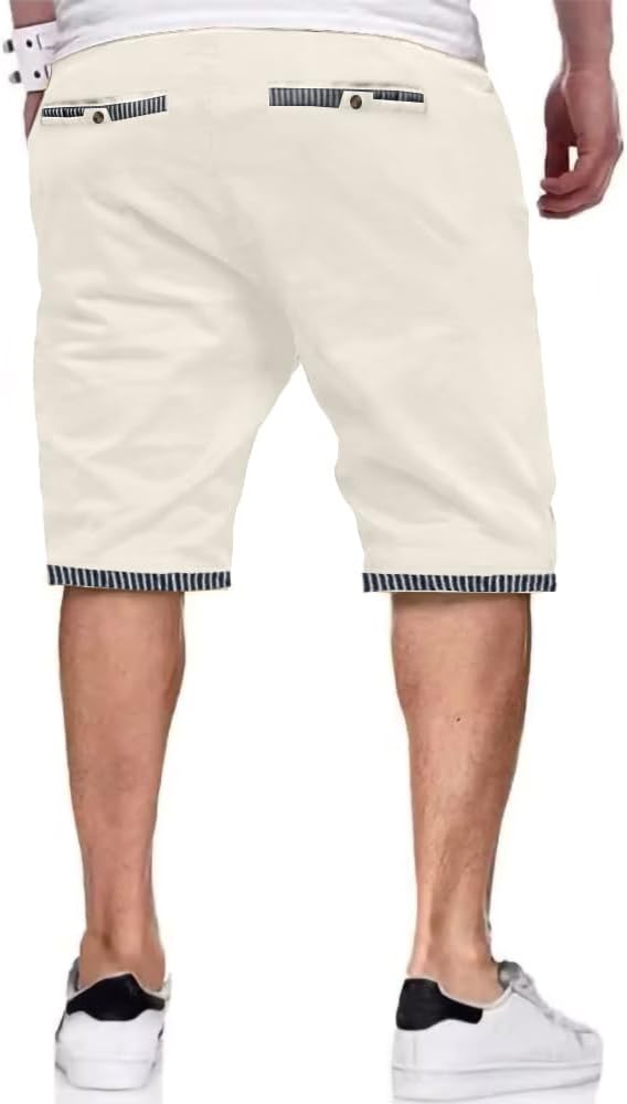 Detalle 2 de ZOXOZ Pantalones Cortos Hombre Algodón Verano