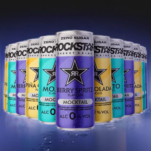 Thumbnail 4 de Rockstar Energy Drink Mocktail Piña Colada Zero Sugar, 12x330ml – alkoholfrei, zuckerfrei