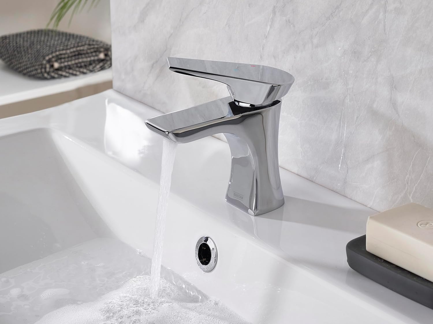 Thumbnail 3 de Bristan Hourglass Eco Start Basin Mixer Tap 💧