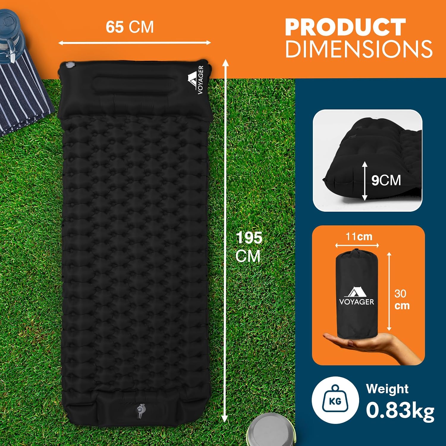 Detalle 2 de Voyager Sleeping Pad Single