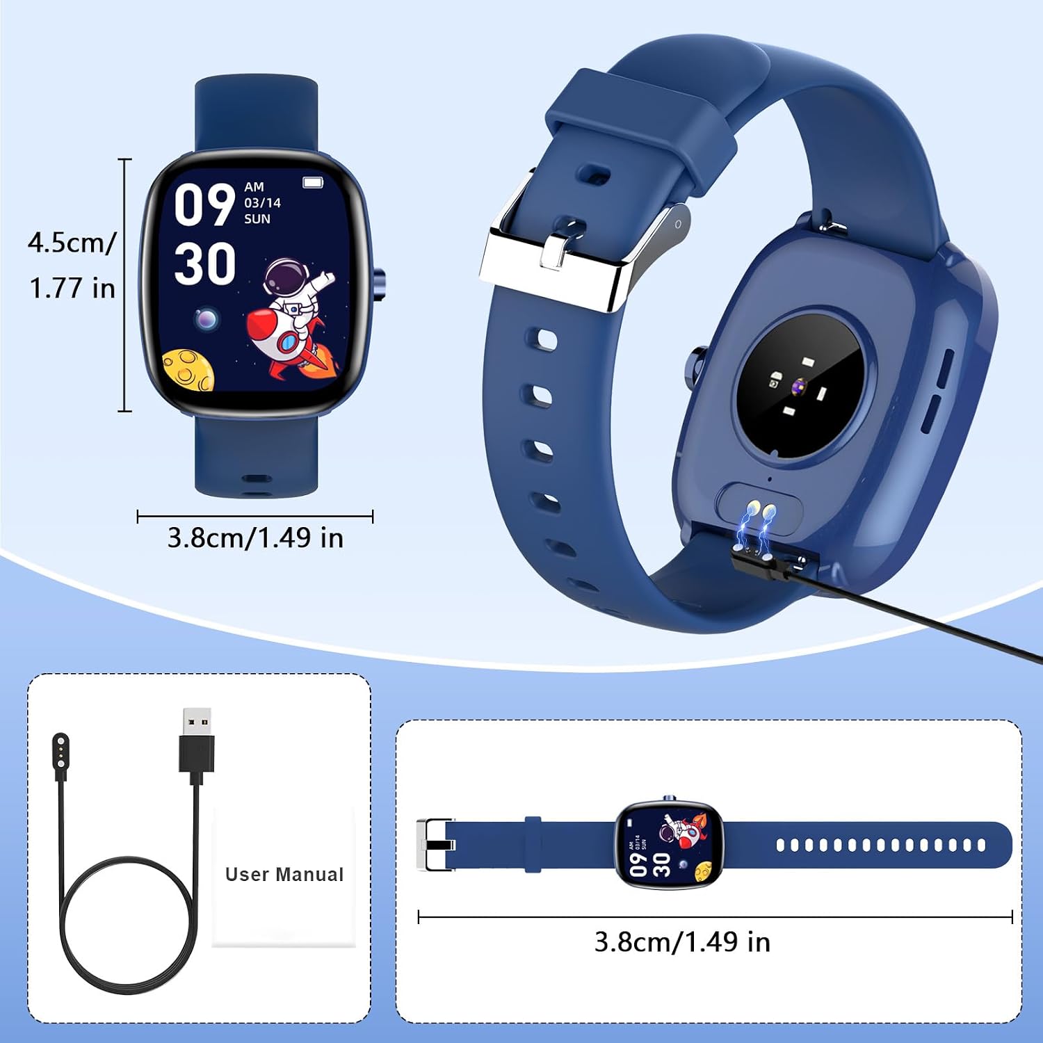 Thumbnail 6 de Tynggko Kids Smart Watch 100 modes