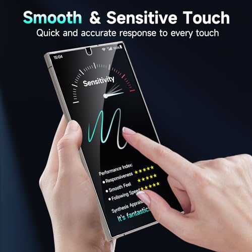 Thumbnail 4 de YWXTW EZ Unlock Samsung Galaxy S24 Ultra privacy protector 2-pack