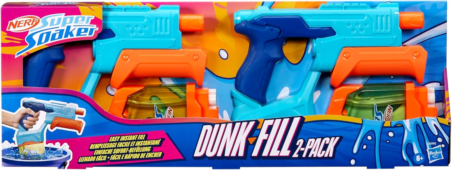 Thumbnail 1 de Lanzadores de agua Nerf Super Soaker Dunk-Fill 2-Pack