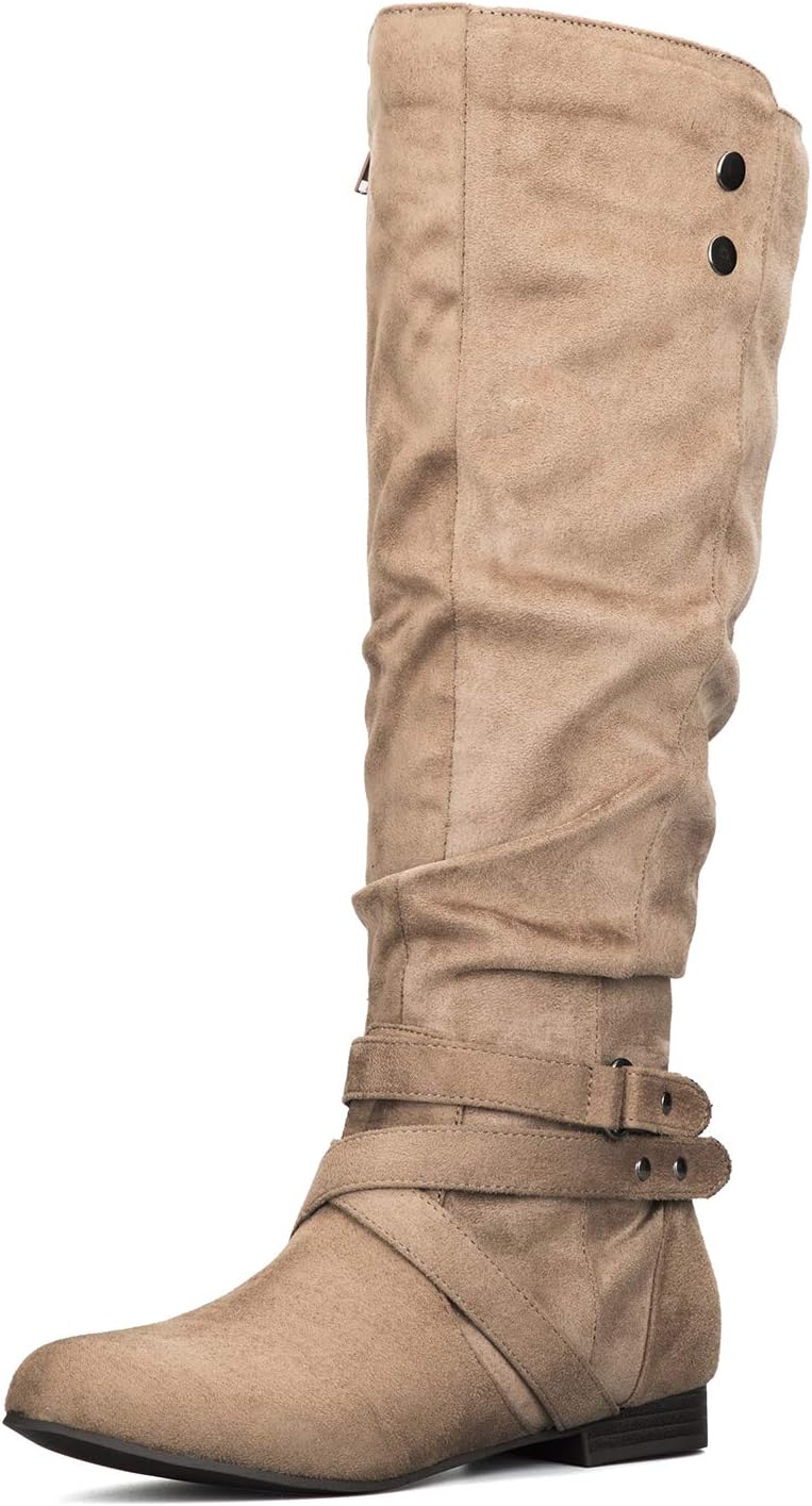 Detalle de mysoft Women's Knee-High Suede Boots