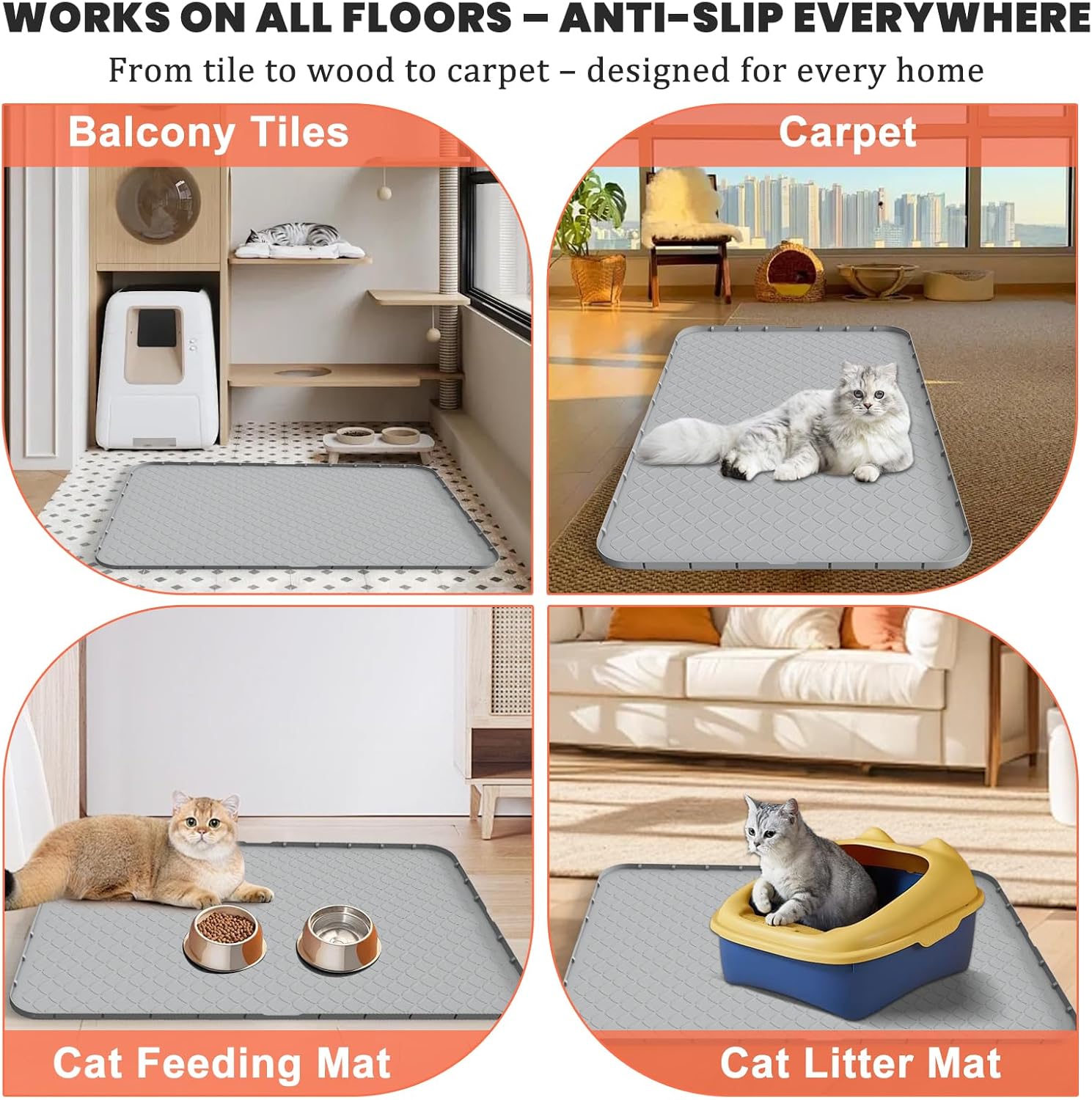 Thumbnail 6 de Tapis de litière en silicone XXL 88 × 56 cm
