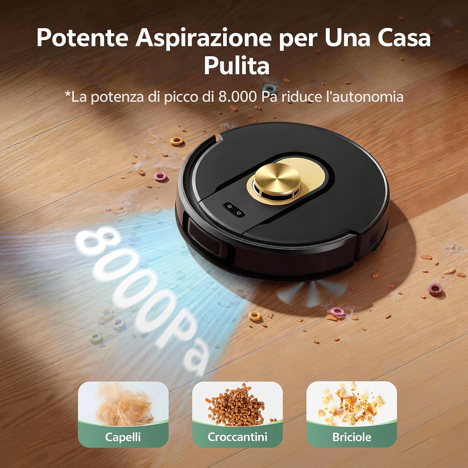 Detalle de Vexilar W9 8000Pa Robot aspirapolvere lavapavimenti