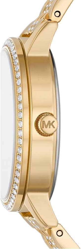 Thumbnail 2 de Michael Kors Montre Melissa pour Femme — Mouvement Quartz, bracelet acier doré